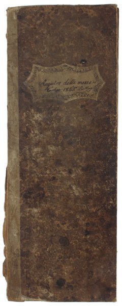 Manoscritto: REGISTRO DELLE MESSE (1846 - 1874)