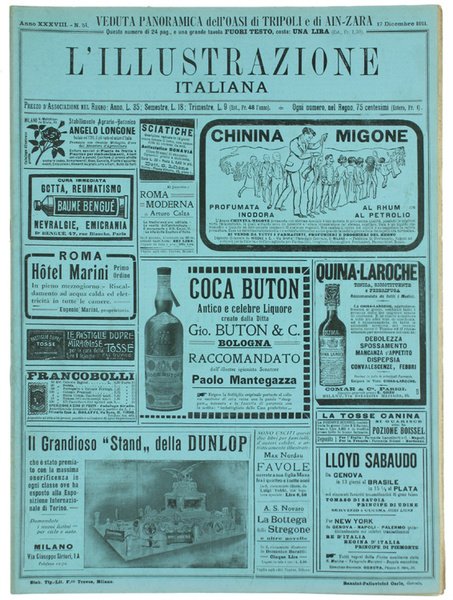 L'ILLUSTRAZIONE ITALIANA. Anno 1911 [18 numeri]