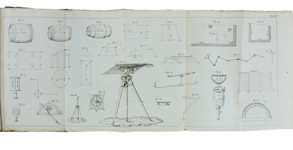 TRATTATO COMPLETO DI AGRIMENSURA. Volume I - Volume II.