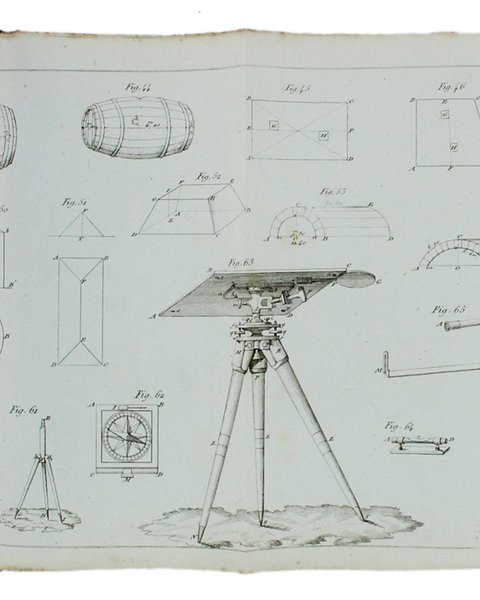 TRATTATO COMPLETO DI AGRIMENSURA. Volume I - Volume II.