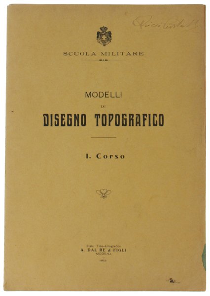 MODELLI DI DISEGNO TOPOGRAFICO. I Corso.