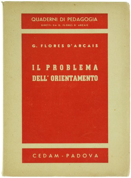 IL PROBLEMA DELL'ORIENTAMENTO.