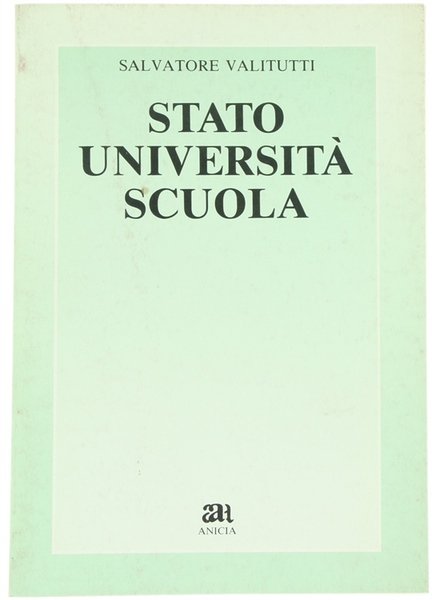 STATO UNIVERSITA', SCUOLA.