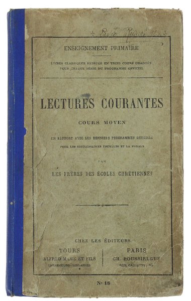 LECTURES COURANTES. Cours Moyen en rapport avec le programme du …