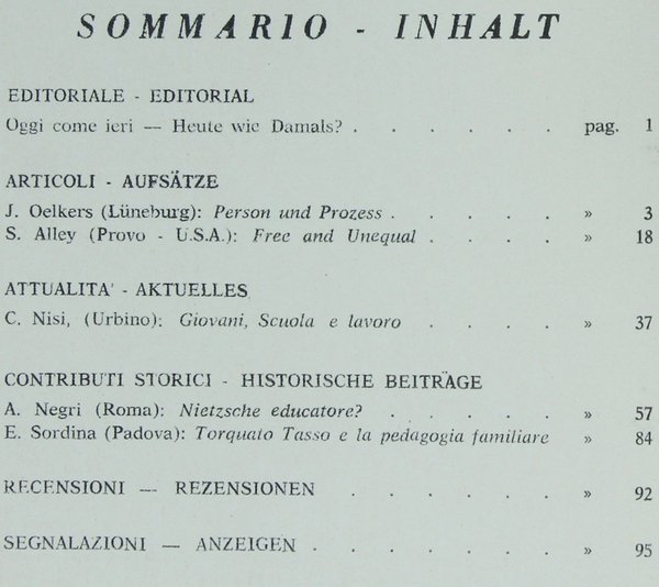 RASSEGNA DI PEDAGOGIA. - PÄDAGOGISCHE UMSHAU. Anno XL - N. …