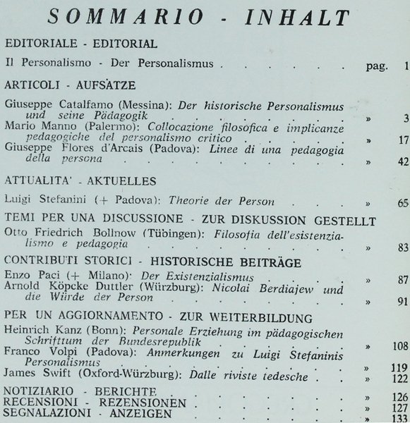 RASSEGNA DI PEDAGOGIA. - PÄDAGOGISCHE UMSHAU. Anno XXXIX - N. …