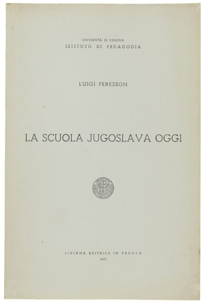 LA SCUOLA JUGOSLAVA OGGI. Con particolare riguardo alla repubblica di …