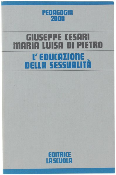 L'EDUCAZIONE ALLA SESSUALITA'.