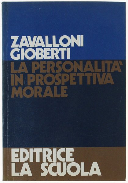 LA PERSONALITA' IN PROSPETTIVA MORALE. | Immagine principale