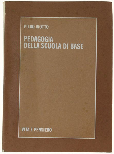 PEDAGOGIA DELLA SCUOLA DI BASE. | Immagine principale