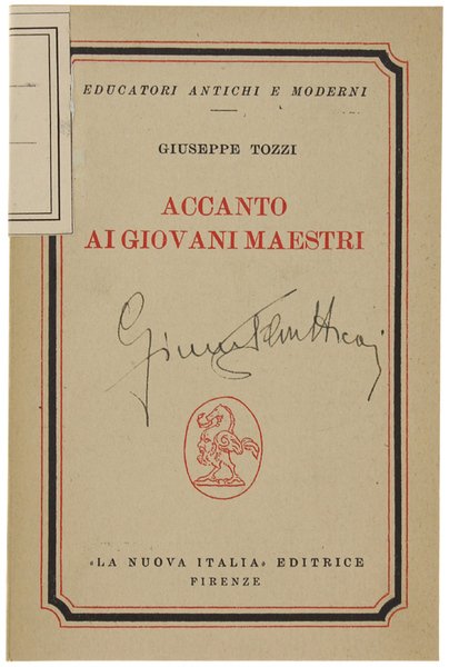 ACCANTO AI GIOVANI MAESTRI.