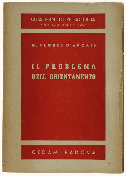 IL PROBLEMA DELL'ORIENTAMENTO.