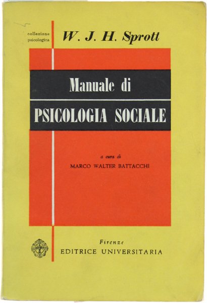 MANUALE DI PSICOLOGIA SOCIALE.