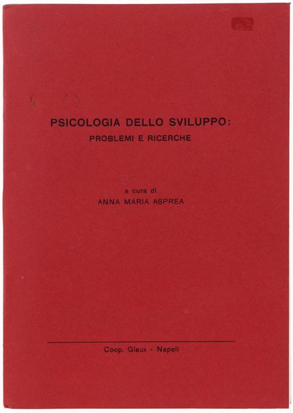 PSICOLOGIA DELLO SVILUPPO. PROBLEMI E RICERCHE. | Immagine principale