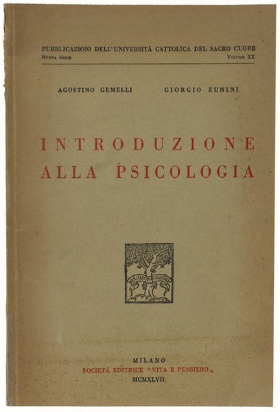 INTRODUZIONE ALLA PSICOLOGIA.