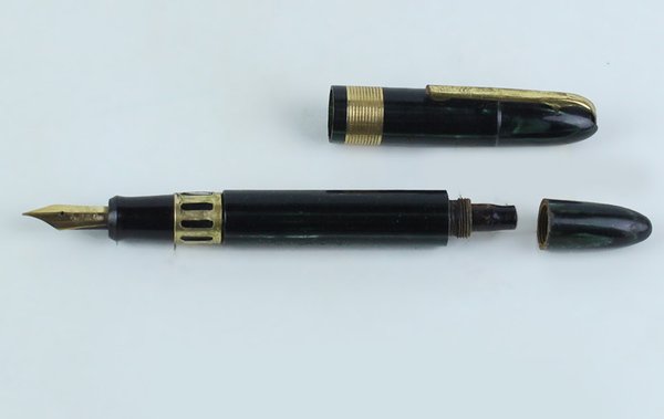 MARYLAND PEN. Penna stilografica vintage. Pennino oro 14 Kt. NUOVA …