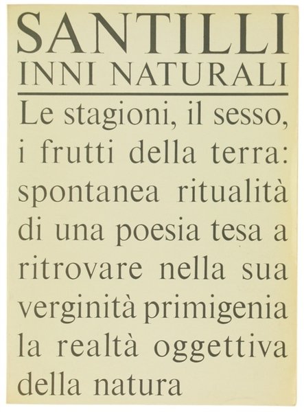INNI NATURALI.