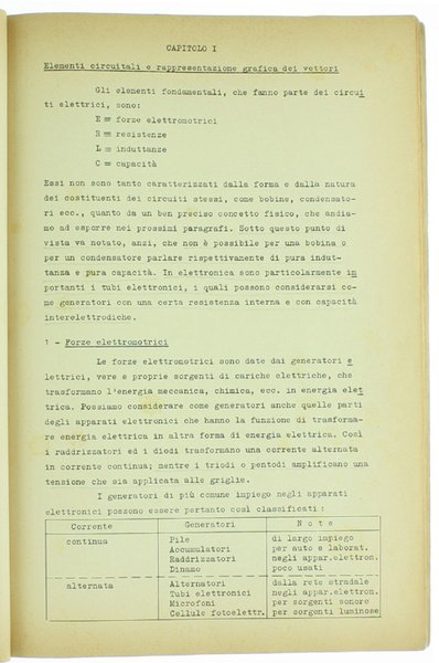 TEORIA DEI CIRCUITI.