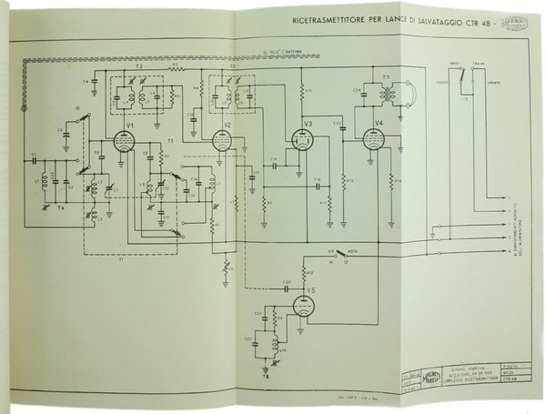RICETRASMETTITORE R.T. MARELLI, TIPO C.T.R. 48.