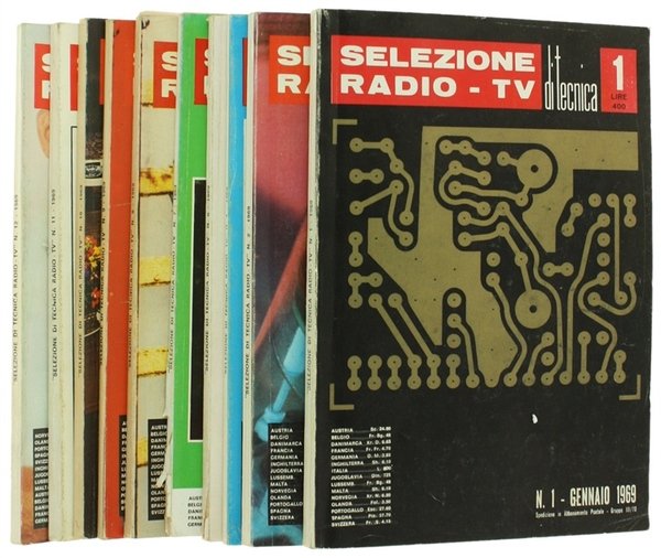 SELEZIONE DI TECNICA RADIO-TV. Annata 1969 : numeri 1, 2, …
