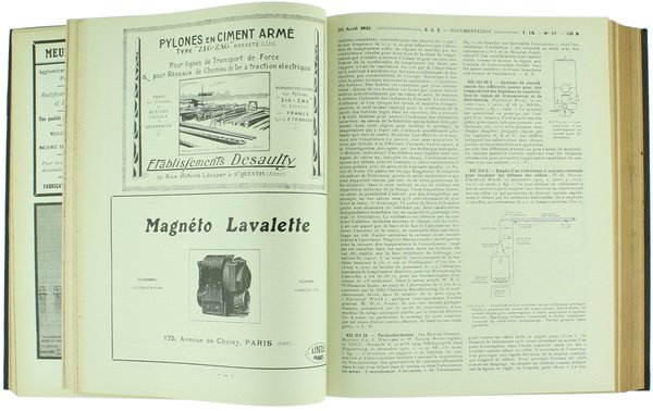 REVUE GENERALE DE L'ELECTRICITE' - DOCUMENTATION - Section scientifique, technique …