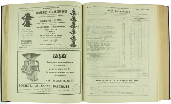 Revue Générale de l'Electricité - BULLETIN R.G.E. Tome XXI - …