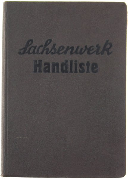 SACHSENWERK HANDLISTE. Marz 1935.