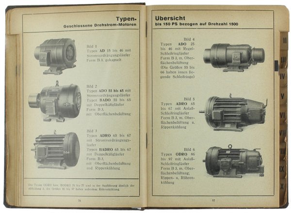 SACHSENWERK HANDLISTE. Marz 1935.