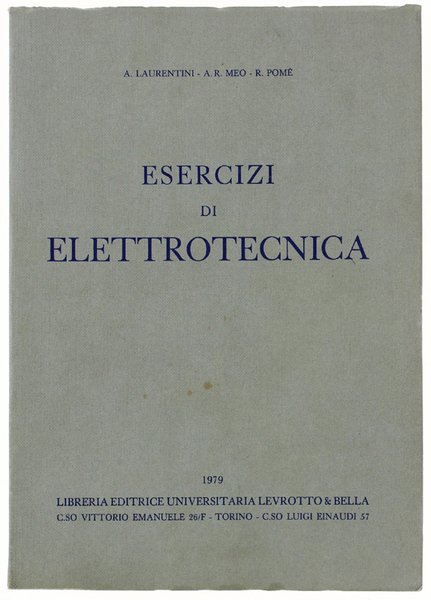 ESERCIZI DI ELETTROTECNICA.