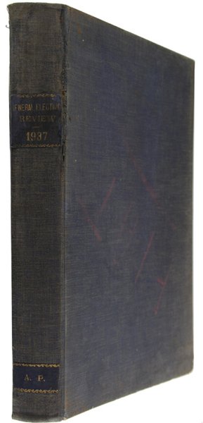 GENERAL ELECTRIC REVIEW - Volume 40 - 1937.