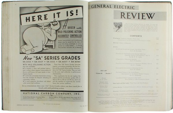 GENERAL ELECTRIC REVIEW - Volume 40 - 1937.