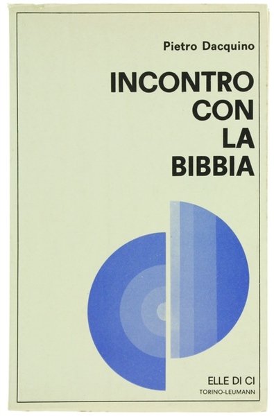 INCONTRO CON LA BIBBIA.