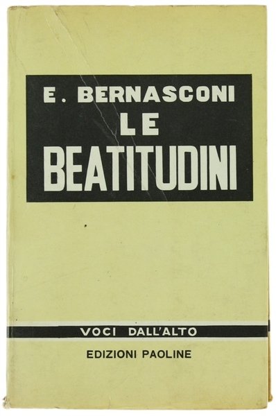 LE BEATITUDINI. Meditazioni. | Immagine principale