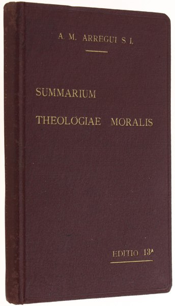 SUMMARIUM THEOLOGIAE MORALIS ad recentem codicem Juris Canonici Accommodatum. Editio … | Immagine principale