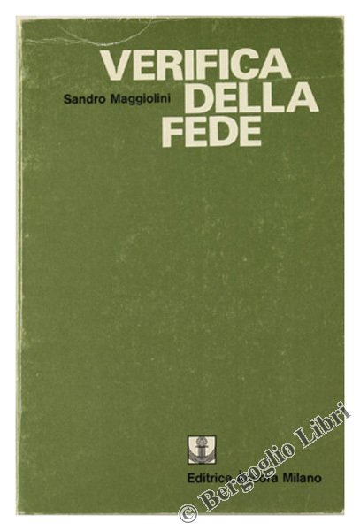 VERIFICA DELLA FEDE.