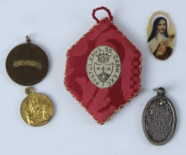 SANTA TERESA DEL BAMBIN GESU' (THERESE DE LISIEUX): ANTICA MEDAGLIA …