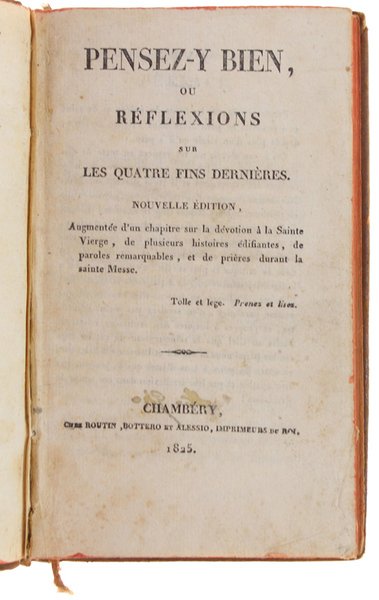 PENSEZ-Y BIEN, ou REFLEXIONS SUR LES QUATRE FINS DERNIERES. Nouvelle … | Immagine Gallery 2