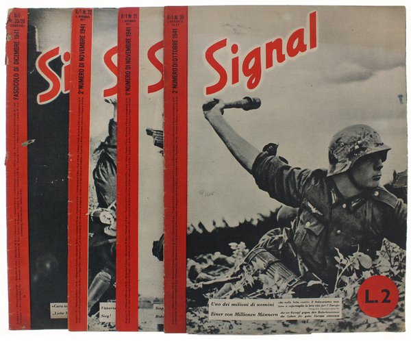 SIGNAL (edizione bilingue): 4 fascicoli del 1941