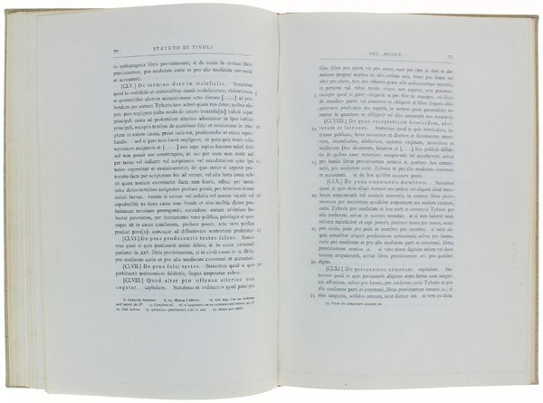 STATUTO DI TIVOLI DEL MCCCV CON AGGIUNTE DEL MCCCVII-MCCCVIII.