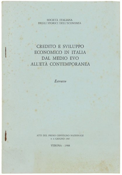 OPERAZIONI DI CREDITO NEI PROTOCOLLI NOTARILI ROMANI DEL TRECENTO. Estratto.