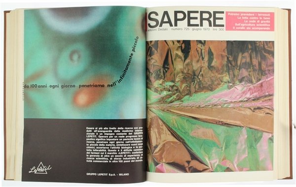 SAPERE. Annata 1970 - Volume LXXI.