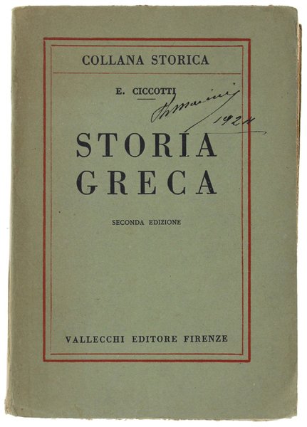 STORIA GRECA. | Immagine principale