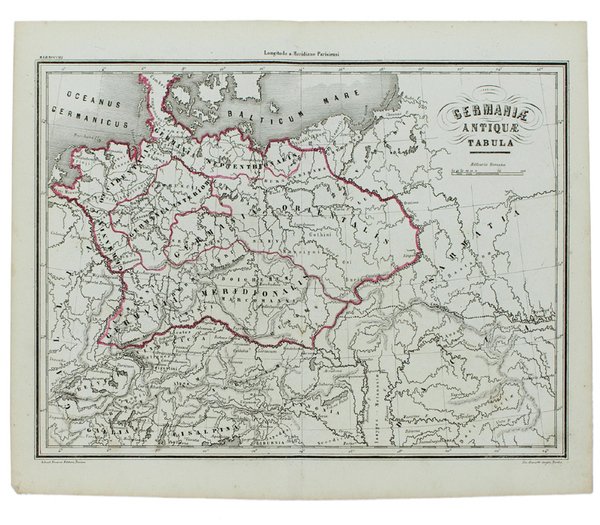 GERMANIAE ANTIQUAE TABULA.