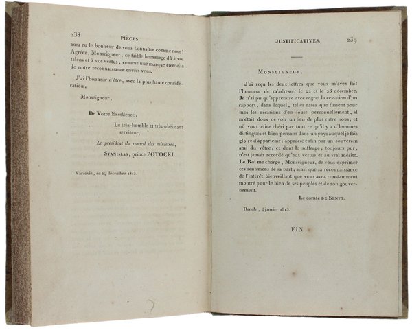 HISTOIRE DE L'AMBASSADE DANS LE GRAND DUCHE' DE VARSOVIE EN …