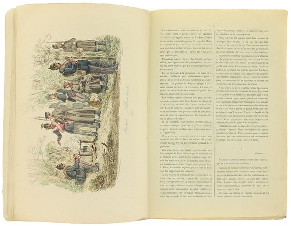 JOURNAL D'UNE PARISIENNE PENDANT LE SIEGE accompagné de plusieurs gravures …