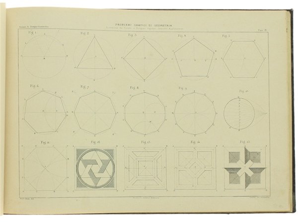 PRIME NOZIONI DI DISEGNO GEOMETRICO LINEARE (edizione economica) AD USO …