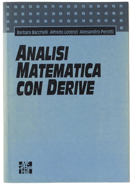 ANALISI MATEMATICA CON DERIVE. Allegato floppy-disk.