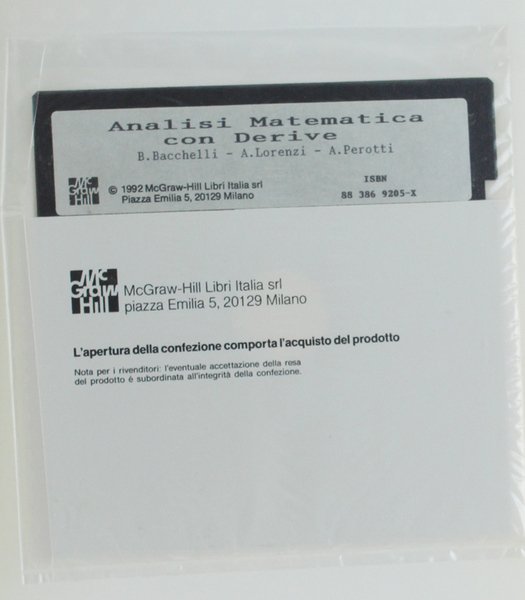 ANALISI MATEMATICA CON DERIVE. Allegato floppy-disk.