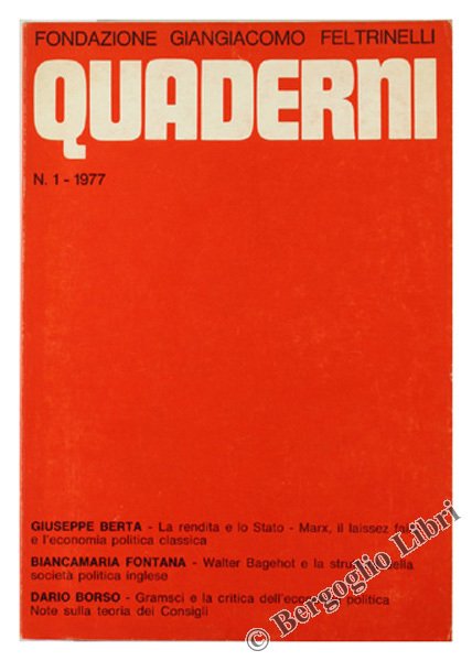 QUADERNI. N. 1 - 1977