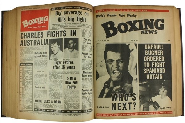 BOXING NEWS. Volume 27 (1971) complete. World's Premier Fight Weekly.